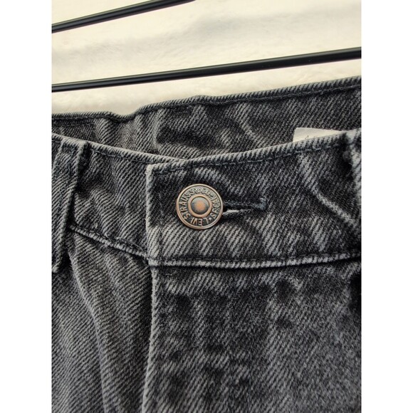 VTG Levis 17550-0260 Paper Tag Black Jeans Size 5 M Made in USA Tapered leg - Picture 2 of 14